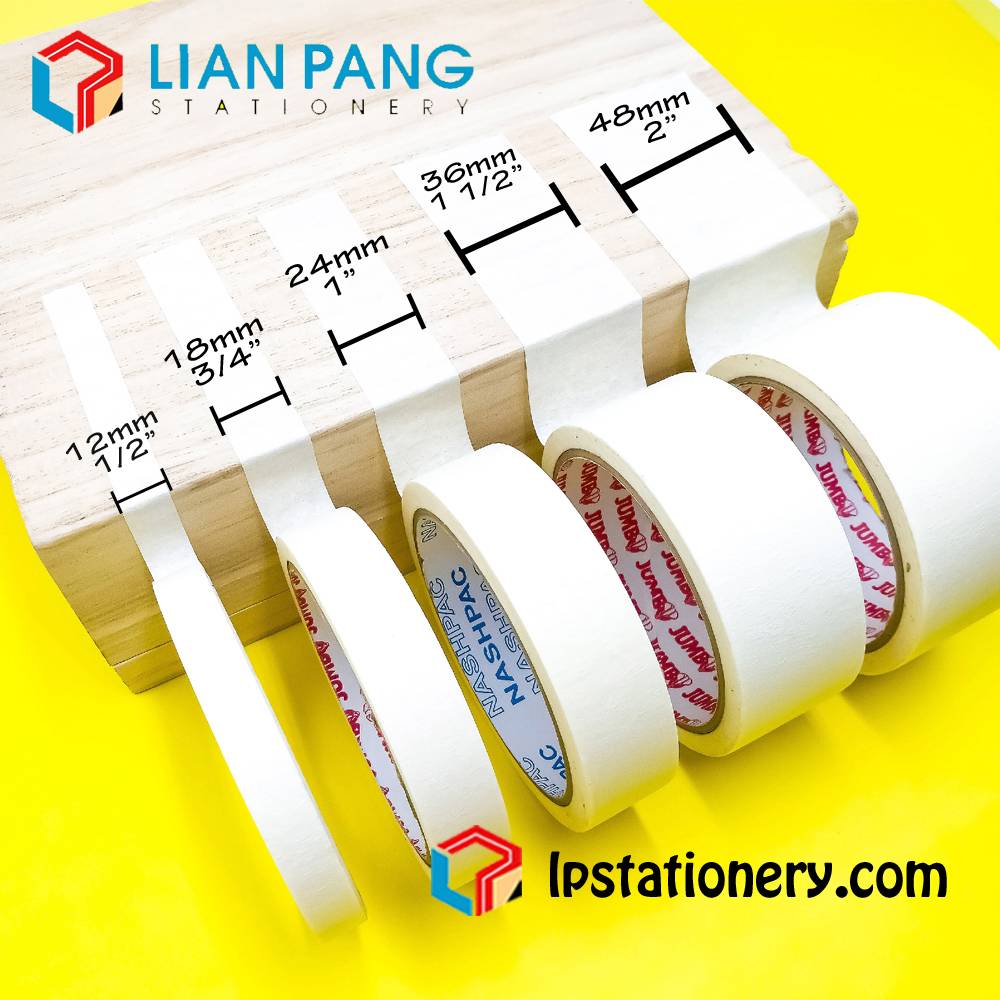 Masking Tape 12mm 18mm 24mm 36mm 48mm