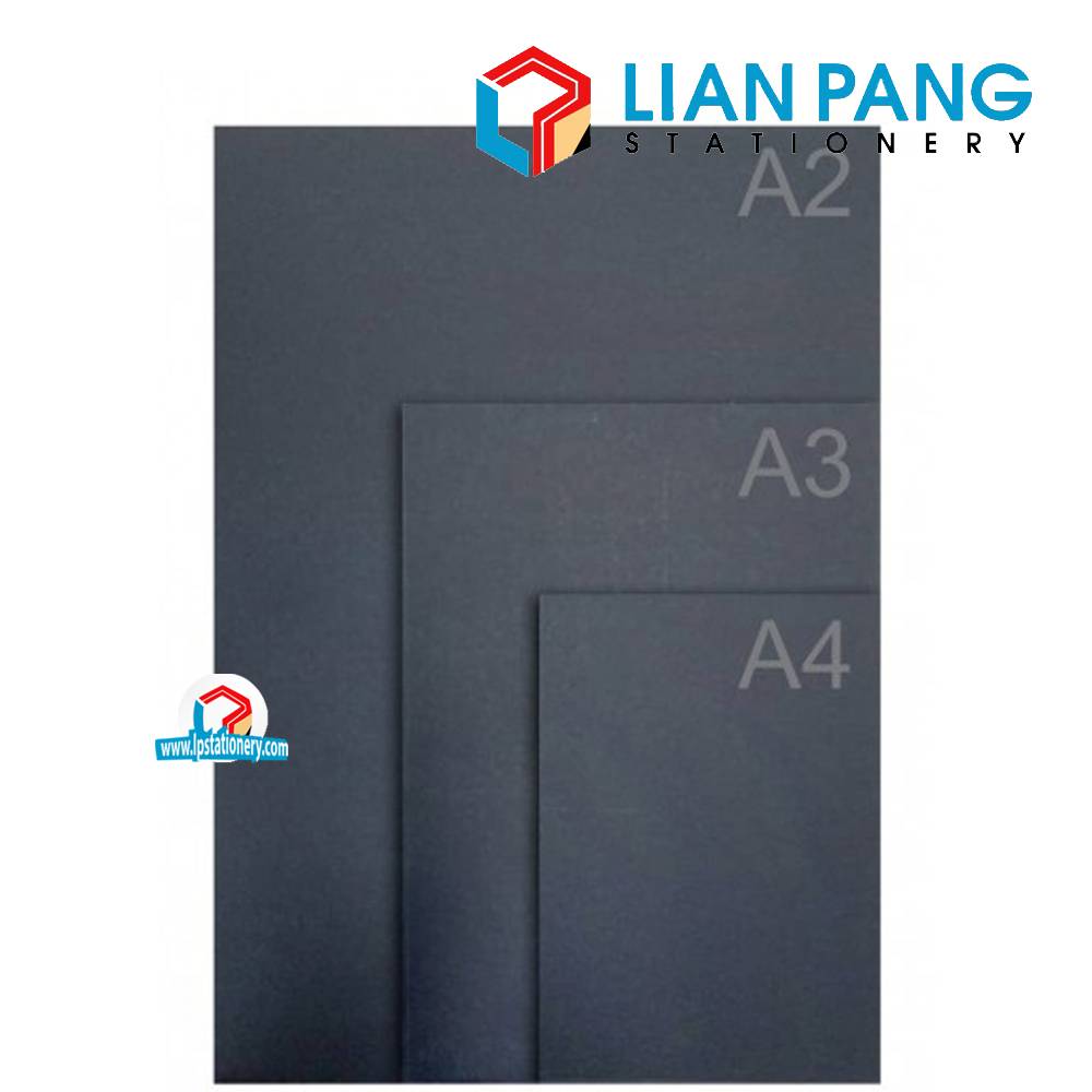 Black Mounting Board A4 A3 A2